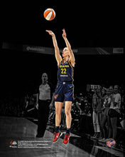 Load image into Gallery viewer, Caitlin Clark Shooting Action Indiana Fever 8" x 10" WNBA Blackout Basketball Photo