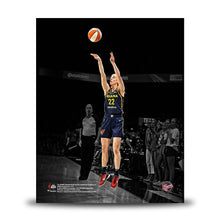 Load image into Gallery viewer, Caitlin Clark Shooting Action Indiana Fever 8" x 10" WNBA Blackout Basketball Photo