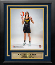 Load image into Gallery viewer, Caitlin Clark Number One Draft Pose Indiana Fever 8" x 10" Framed WNBA Basketball Photo