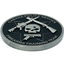 Load image into Gallery viewer, EL6-003 Canada Police Service Calgary Vancouver M4 Shotgun Pistol Toronto Firearms Instructor Challenge Coin