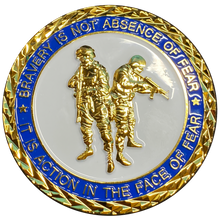 Load image into Gallery viewer, CL-OO WARRIOR MINDSET Canada Thin Blue Line Canadian Sheep Dog Challenge Coin Royal Mounted
