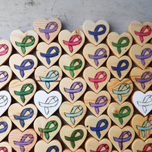 Load image into Gallery viewer, Cancer Awareness Hearts