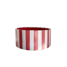 Load image into Gallery viewer, Big Top Stripes Handpoured Candle &amp; Vase