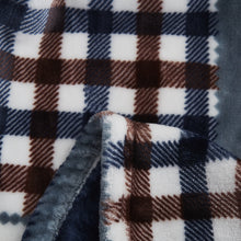 Load image into Gallery viewer, Tache Blue Lake Farmhouse Super Soft Plaid Patchwork Throw Blanket (4024)