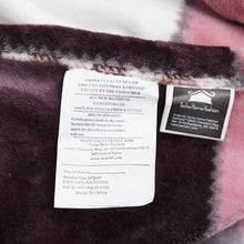 Load image into Gallery viewer, Tache Autumn Muave Purple Pink Farmhouse Super Soft Plaid Patchwork Throw Blanket (4022)