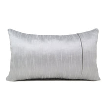 Load image into Gallery viewer, Cascading Silver Sequin Pillow Cover