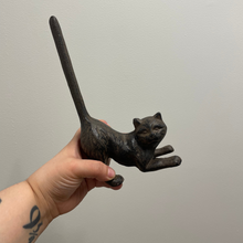 Load image into Gallery viewer, Cat Butt Cast Iron Tissue Holder | 9.5" Tall | Real Cast Iron, Virtually Indestructible