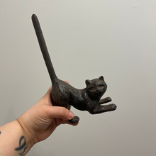 Load image into Gallery viewer, Cat Butt Cast Iron Tissue Holder | 9.5" Tall | Real Cast Iron, Virtually Indestructible
