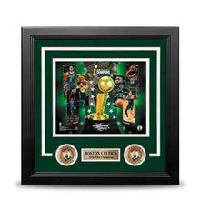 Load image into Gallery viewer, Boston Celtics 2024 NBA Champions 8" x 10" Framed Basketball Collage Photo