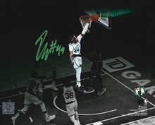 Load image into Gallery viewer, Robert Williams III Blocks Steph Curry Boston Celtics Autographed Basketball Photo