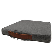 Load image into Gallery viewer, Chair Cushion Cover With Genuine Leather Puller