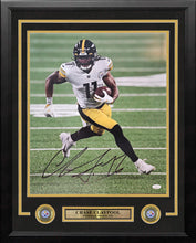 Load image into Gallery viewer, Chase Claypool Running Action Pittsburgh Steelers Autographed 16" x 20" Framed Football Photo