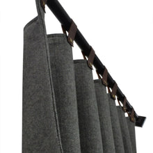 Load image into Gallery viewer, Chevron Double Layer Wool Felt Curtain