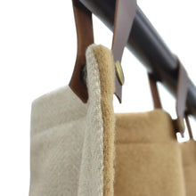 Load image into Gallery viewer, Chevron Curtain With Wool Felt Backing