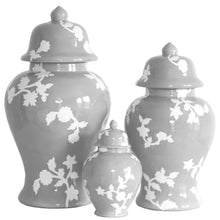 Load image into Gallery viewer, Chinoiserie Dreams Ginger Jars in Light Gray