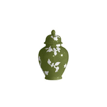 Load image into Gallery viewer, Chinoiserie Dreams Ginger Jars in Moss Green
