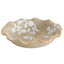 Load image into Gallery viewer, Chinoiserie Dreams Scalloped Bowls with 22K Gold Accent