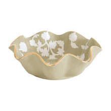 Load image into Gallery viewer, Chinoiserie Dreams Scalloped Bowls with 22K Gold Accent