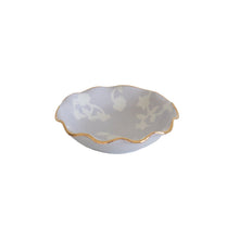 Load image into Gallery viewer, Chinoiserie Dreams Scalloped Bowls with 22K Gold Accent