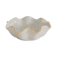 Load image into Gallery viewer, Chinoiserie Dreams Scalloped Bowls with 22K Gold Accent