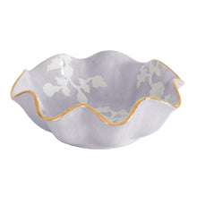 Load image into Gallery viewer, Chinoiserie Dreams Scalloped Bowls with 22K Gold Accent