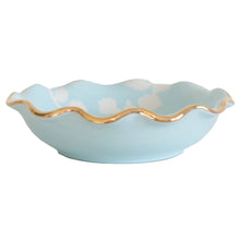 Load image into Gallery viewer, Chinoiserie Dreams Scalloped Bowls with 22K Gold Accent