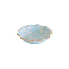 Load image into Gallery viewer, Chinoiserie Dreams Scalloped Bowls with 22K Gold Accent