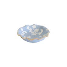 Load image into Gallery viewer, Chinoiserie Dreams Scalloped Bowls with 22K Gold Accent