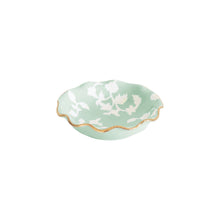 Load image into Gallery viewer, Chinoiserie Dreams Scalloped Bowls with 22K Gold Accent