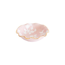 Load image into Gallery viewer, Chinoiserie Dreams Scalloped Bowls with 22K Gold Accent