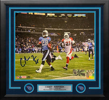 Load image into Gallery viewer, Chris Johnson Sideline Run Tennessee Titans Autographed 16" x 20" Framed Football Photo
