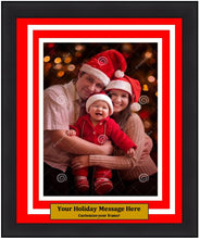 Load image into Gallery viewer, Dynasty Customized Holiday Photo Picture Frame Kit (Vertical)