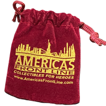 Load image into Gallery viewer, FF-013 Thin Red Line Christmas Ornament Santa Challenge Coin Fire Fighter Firefighter Department Rescue
