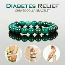 Load image into Gallery viewer, Chrysocolla Diabetes Support Crystal Bracelet
