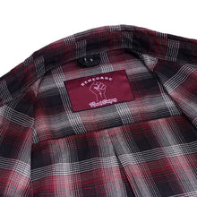 Load image into Gallery viewer, Riveter Men’s Maroon, Black, and White Flannel