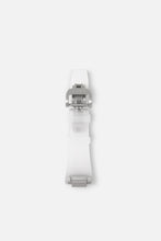 Load image into Gallery viewer, FKM Rubber Strap: Translucent/Steel