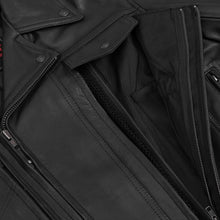 Load image into Gallery viewer, ShadowRider - Men's Leather Motorcycle Jacket