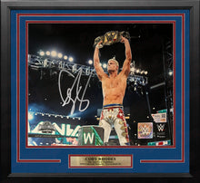 Load image into Gallery viewer, Cody Rhodes WrestleMania XL Championship Celebration Autographed 16x20 Framed WWE Wrestling Photo