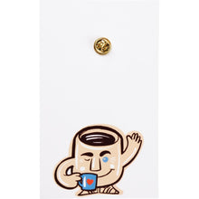 Load image into Gallery viewer, Coffee Is Like A Hug In A Mug Enamel Pin
