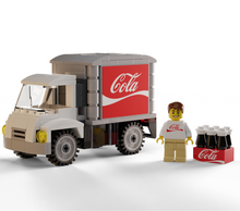 Load image into Gallery viewer, Cola Soda Delivery Truck with Minifig