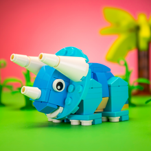 Load image into Gallery viewer, Triceratops - Custom Dinosaur Set made using LEGO parts - B3 Customs