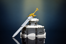 Load image into Gallery viewer, Custom Sword in the Stone MOC made using LEGO elements
