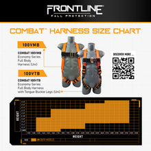 Load image into Gallery viewer, Frontline K100-62R Combat Compliance Kit - Harness, 6' Double Rebar Hook Leg Lanyard and Drawstring Bag