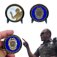 Load image into Gallery viewer, CL6-15 CSP Version 1 Challenge Coin inspired by Connecticut State Police CT Trooper Matthew Spina
