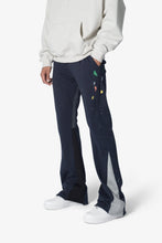 Load image into Gallery viewer, Contrast Bootcut Sweatpants - Navy