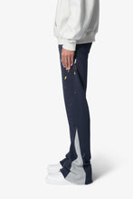 Load image into Gallery viewer, Contrast Bootcut Sweatpants - Navy