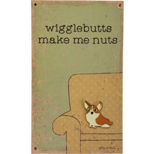 Load image into Gallery viewer, Corgi Wigglebutts Make Me Nuts Enamel Pin On Gift Card