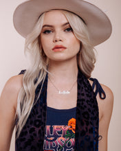 Load image into Gallery viewer, Foxey Lady: Blue - Skinny Scarf
