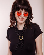 Load image into Gallery viewer, Foxey Lady: Black - Scarf Tie