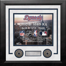 Load image into Gallery viewer, Dallas Cowboys Custom NFL Football 8x10 Picture Frame Kit (Multiple Colors)